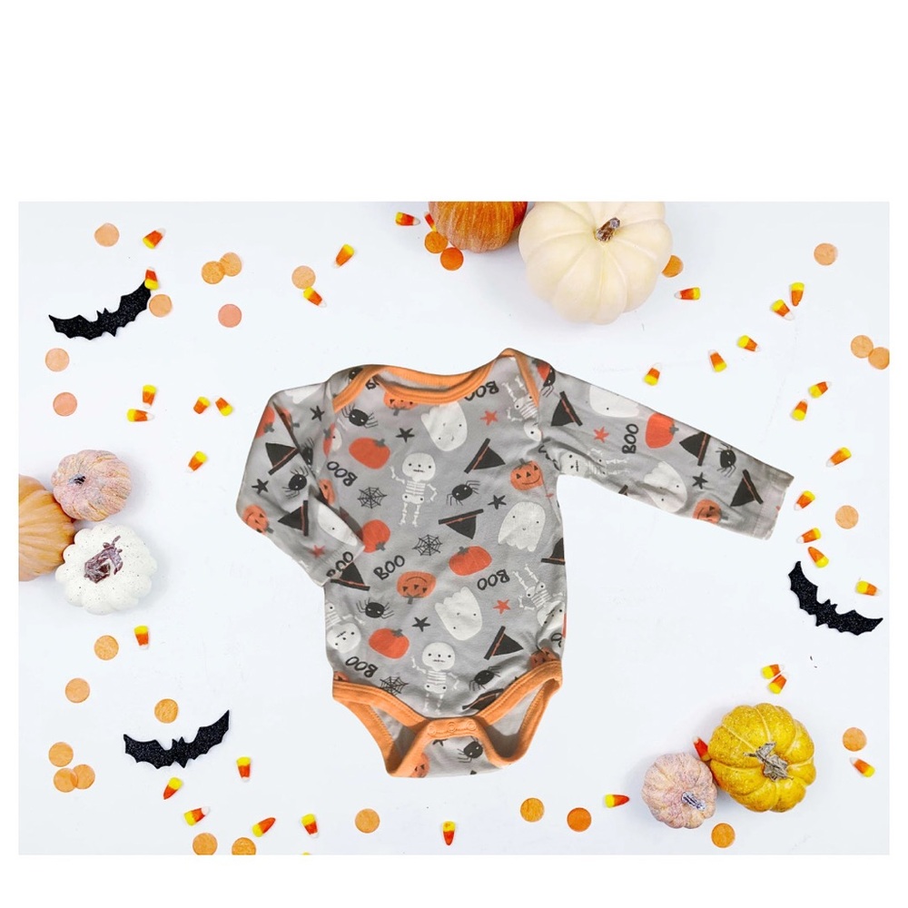 Halloween Baby Onesie with Spooky Print